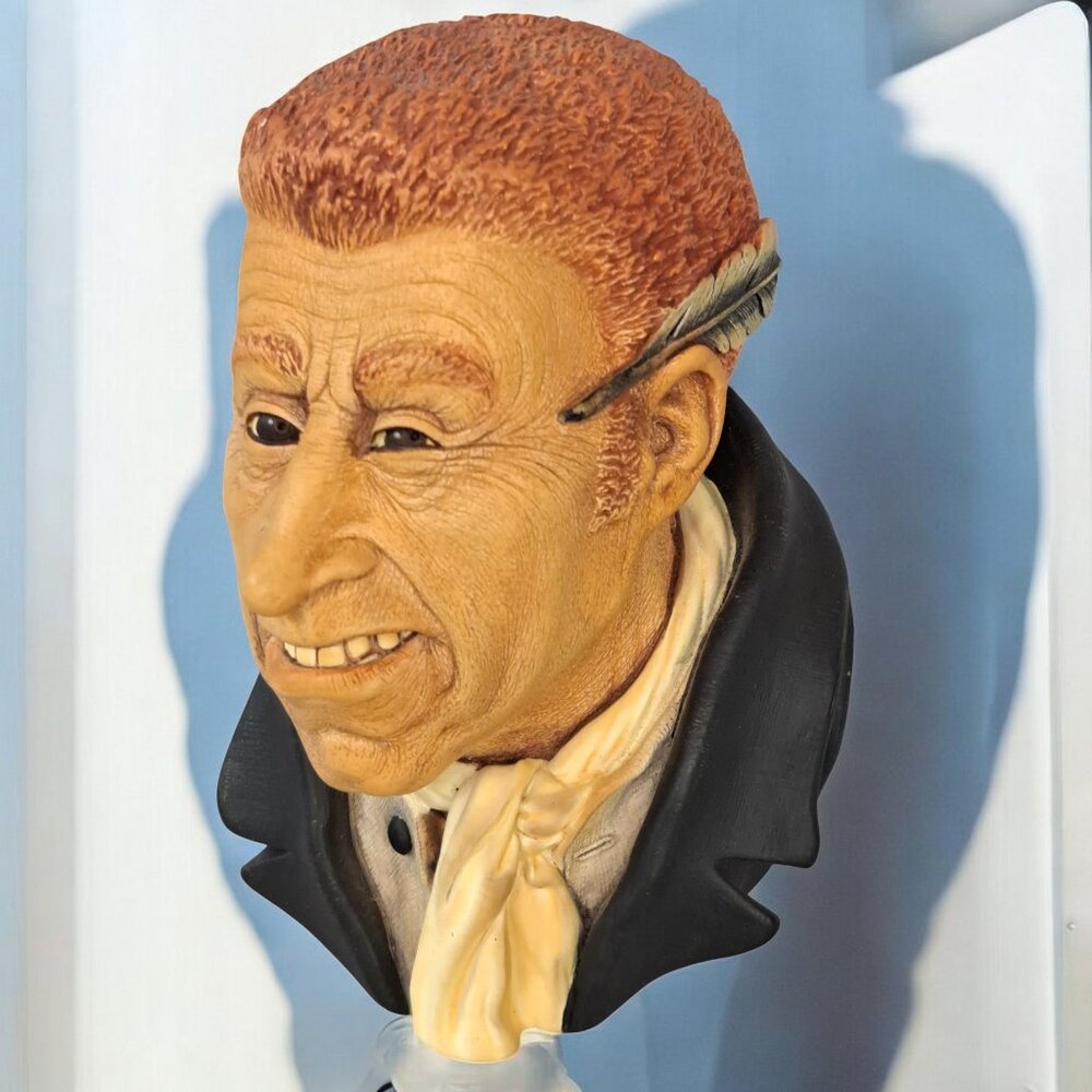Vintage Bosson Head Chalkware Wall Hanging England URIAH HEEP 1964 Bossons